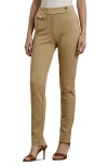 Ralph Lauren Women's Ponte Ankle Pant In Birch Tan