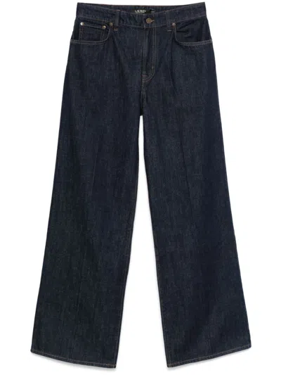 Ralph Lauren Pressed Crease Jeans In Blue