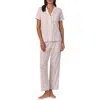 Ralph Lauren Lauren  Print Pajamas In Blush Floral