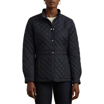Ralph Lauren Lauren  Quilted Jacket In Dark Navy