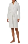 Ralph Lauren Quilted Shawl Collar Short Robe In White