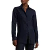 Ralph Lauren Lauren  Relaxed Fit Linen Button-up Shirt In Lauren Navy