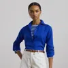 Ralph Lauren Relaxed Fit Linen Shirt In New Sapphire