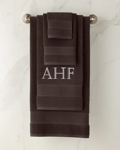 Lauren Ralph Lauren Sanders Antimicrobial Bath Sheet In Dark Chocolate
