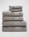 Ralph Lauren Sanders Solid Cotton 6-pc. Towel Set Bedding In Pewter