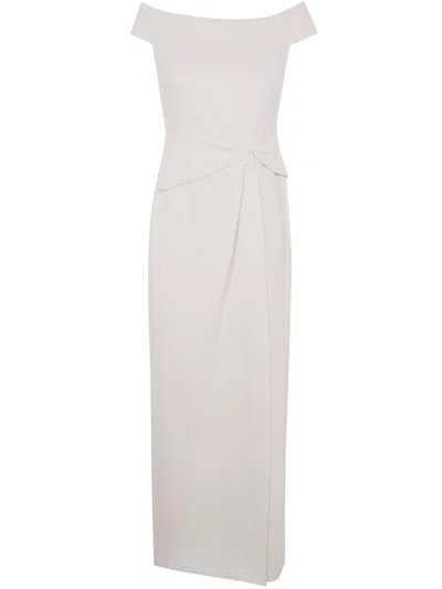 RALPH LAUREN LAUREN RALPH LAUREN SARAN SHORT SLEEVES GOWN