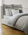 Ralph Lauren Sascha Textured Medallion Comforter Set, Full/queen In Grey