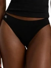 Ralph Lauren Women's Seamless Stretch Jersey Bikini Brief Underwear 4l0011 In Black