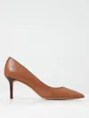 Ralph Lauren Lanette 70mm Leather Pumps In Leder