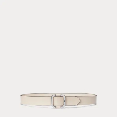Ralph Lauren Slide-buckle Leather Belt In Explorer Sand