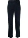 Ralph Lauren Slim-fit Cotton Trousers In Blau