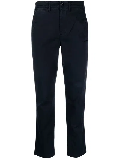 Ralph Lauren Slim-fit Cotton Trousers In Blau