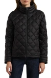 Ralph Lauren Lauren  Soft Quilted Down Packable Jacket In Black