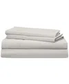 Ralph Lauren Spencer 475 Thread Count Cotton Sateen 4-pc. Sheet Set, California King In Stone Grey