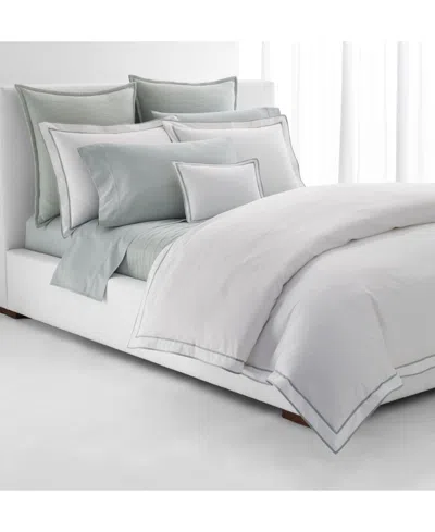 RALPH LAUREN SPENCER SATEEN BORDER DUVET COVER, KING