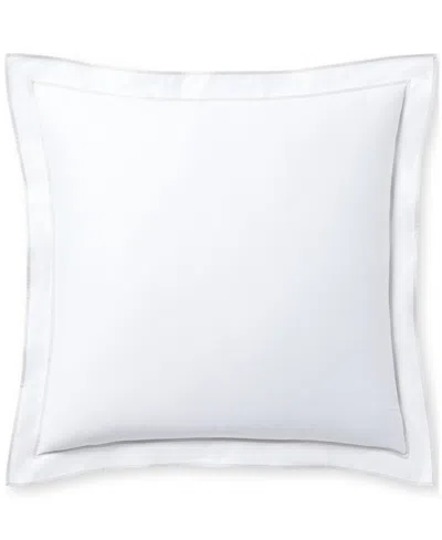 RALPH LAUREN SPENCER SATEEN BORDER SHAM, EUROPEAN