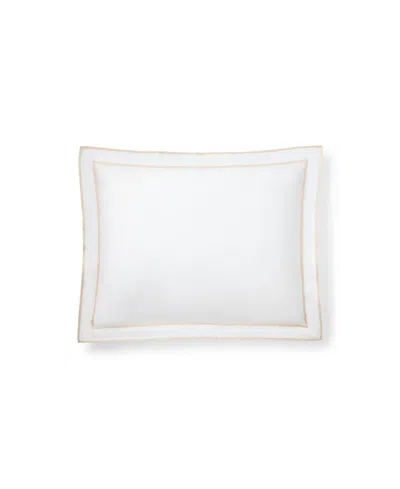 Ralph Lauren Spencer Sateen Border Sham, Standard In Tan