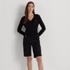 Ralph Lauren Stretch Cotton Short In Black