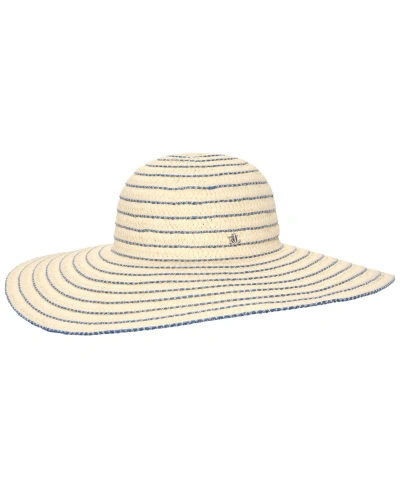 Lauren Ralph Lauren Stripe Sun Hat In Blue