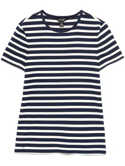 Ralph Lauren Striped T-shirt In Black