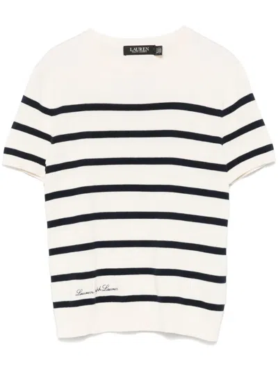 Ralph Lauren Women's Striped Short-sleeve Sweater In Multi