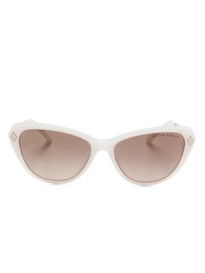 Ralph Lauren The Ella Sunglasses In White