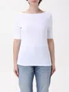 Ralph Lauren Judy Boat Neck Top In Weiss
