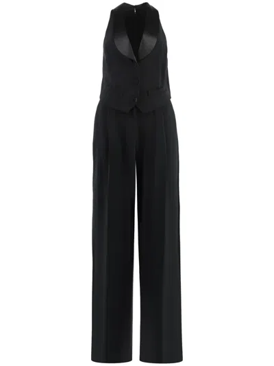 Ralph Lauren Tuxedo Jumpsuit In Black ModeSens
