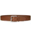 Ralph Lauren Vachetta Leather Wide Belt In Cuoio