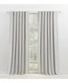 Ralph Lauren Waller Blackout Solid Back Tab Rod Pocket Curtain Panel, 52" X 108" In Silver