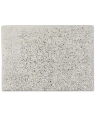 Ralph Lauren Watson Cotton Bath Rug, 17" X 24" In True Pale Grey