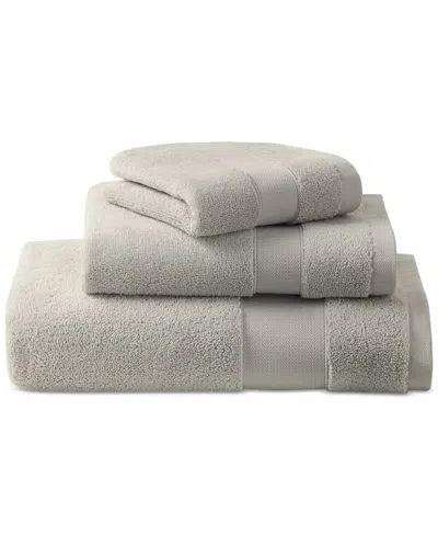 Ralph Lauren Watson Cotton Wash Cloth In True Pale Grey