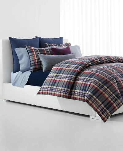 Lauren Ralph Lauren Wilson Plaid Duvet Cover Set, King In Blue Multi