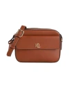 LAUREN RALPH LAUREN LAUREN RALPH LAUREN WOMAN CROSS-BODY BAG BROWN SIZE - COW LEATHER