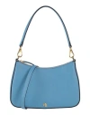 Lauren Ralph Lauren Woman Handbag Slate Blue Size - Cow Leather