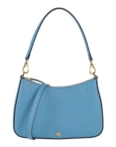 Ralph Lauren Lauren  Woman Handbag Slate Blue Size - Cow Leather