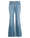 Ralph Lauren Lauren  Woman Jeans Blue Size 6 Cotton, Lyocell In Blue