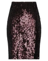 Ralph Lauren Sequin Mini Pencil Skirt In Red