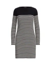 Ralph Lauren Lauren  Woman Mini Dress Black Size Xl Cotton In Black