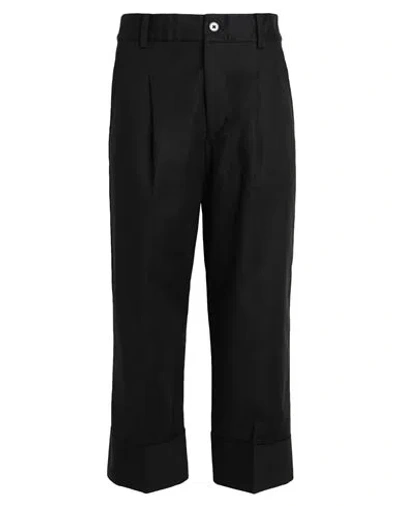 Lauren Ralph Lauren Woman Pants Black Size 8 Cotton, Elastane