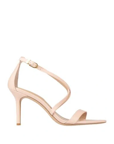 Ralph Lauren Lauren  Woman Sandals Light Pink Size 7 Leather