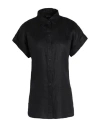 Lauren Ralph Lauren Woman Shirt Black Size Xl Linen