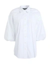 Ralph Lauren Lauren  Woman Shirt White Size L Cotton, Nylon, Elastane In White