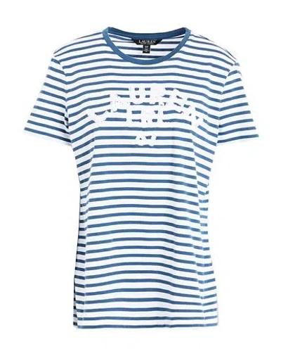Ralph Lauren Lauren  Woman T-shirt Navy Blue Size Xl Cotton