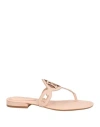 Ralph Lauren Lauren  Woman Thong Sandal Light Pink Size 5.5 Soft Leather