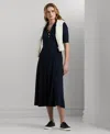 Ralph Lauren Women's A-line Polo Dress In Lauren Navy