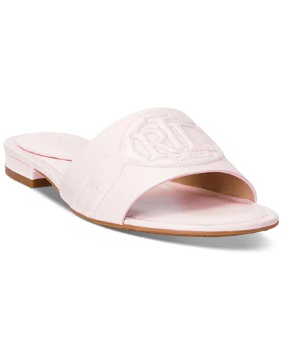 Lauren Ralph Lauren Women's Alegra Slide Sandals In Pink Opal