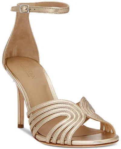 RALPH LAUREN WOMEN'S ALLIE MULTI-STRAP DRESS SANDALS