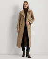 Ralph Lauren Women's Short Double-breasted Trench Coat In Sand