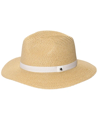 Lauren Ralph Lauren Women's Classic Packable Fedora In Natural,white